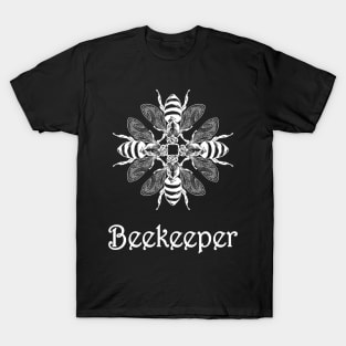 Beekeeper Beekeeping bees in cross honey gift T-Shirt